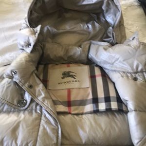 Burberry down coat